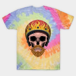 Skull biker head T-Shirt